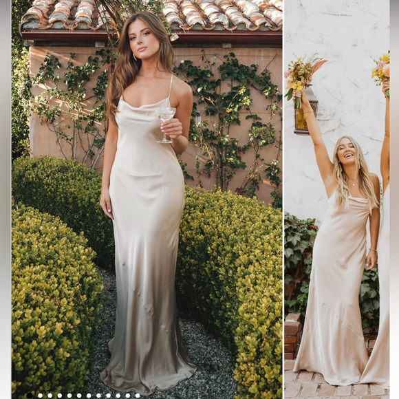 SHOW ME YOUR MUMU Tuscany Maxi Slip Dress - Picture 2 of 16